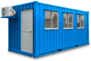 blue container Office